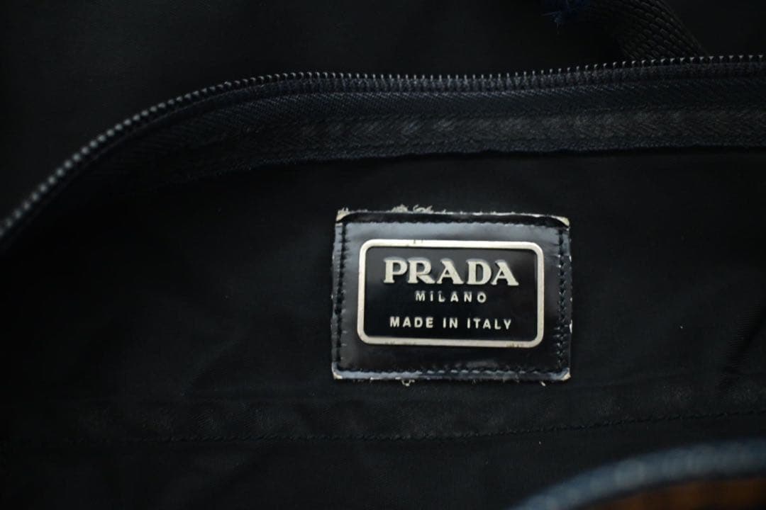 ぽ*た様 良品✨プラダ　ナイロン　ボストンバッグ　手提げ　大容量　旅行用