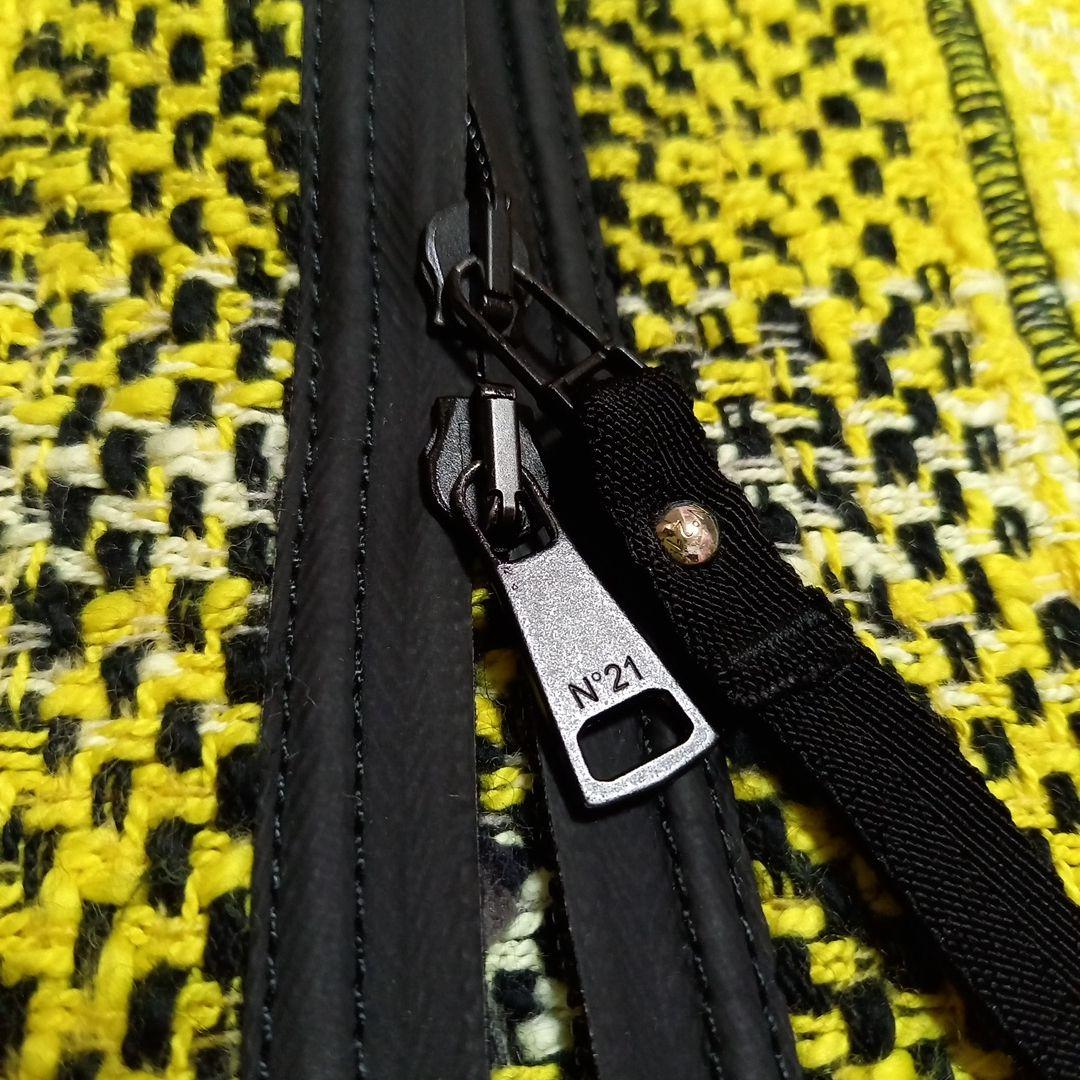 ★みー★☆美品 N°21 ヌメロヴェントゥーノ ツイード ジップ スカート