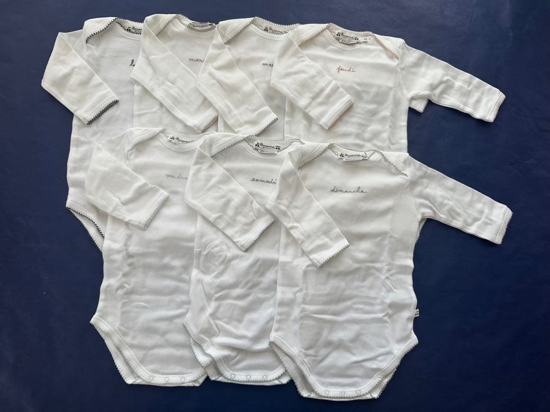 こっちゃん　BONPOINTロンパース１WEEKセット　６ヶ月用