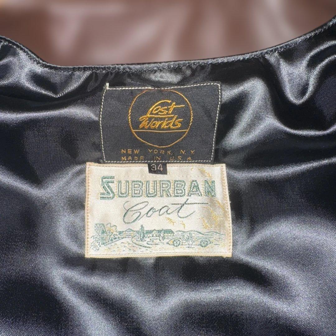 美品❗️34 ロストワールド SUBURBAN ホースレザージャケット(ブラウン)