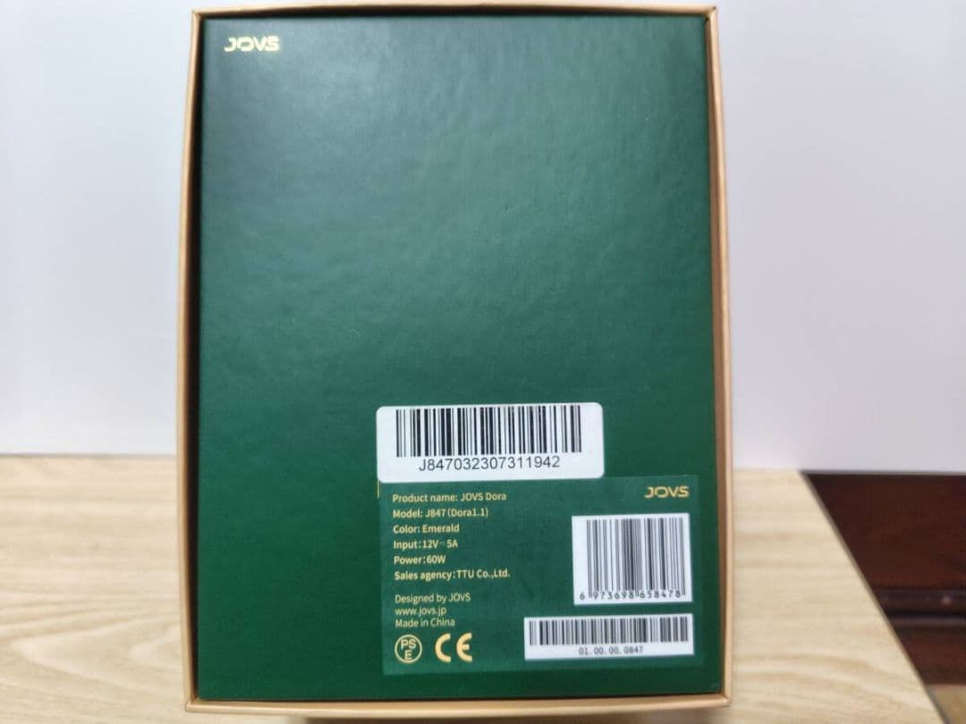 【美品】JOVS Dora J847 A943 脱毛器 美容機器 家庭用脱毛器