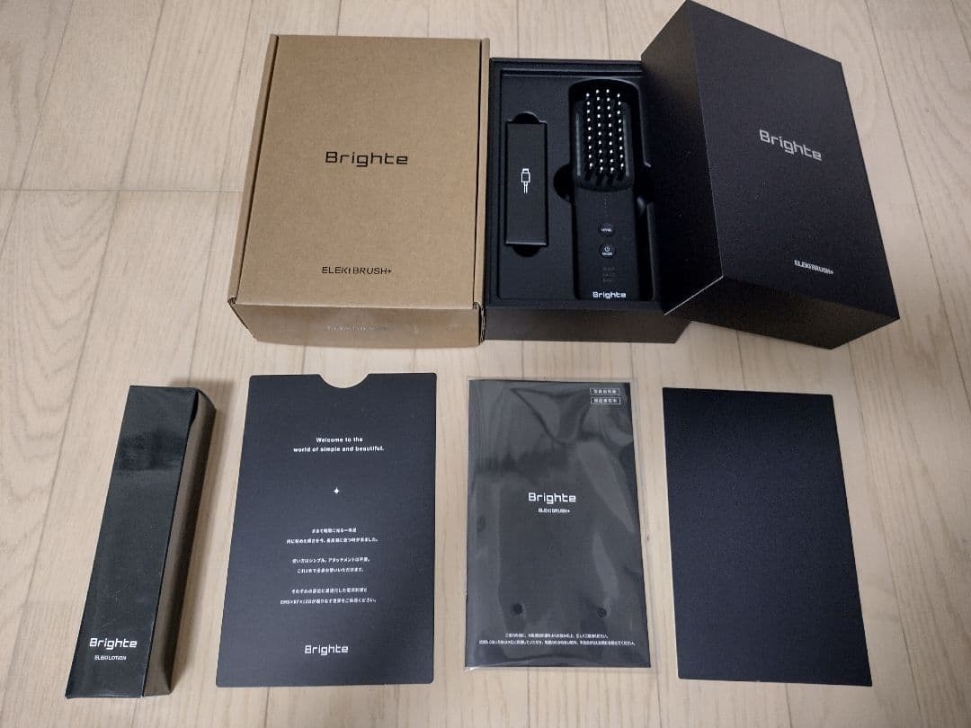 【週末限定値下げ】BrighteブライトELEKI BRUSH+＆専用ローション