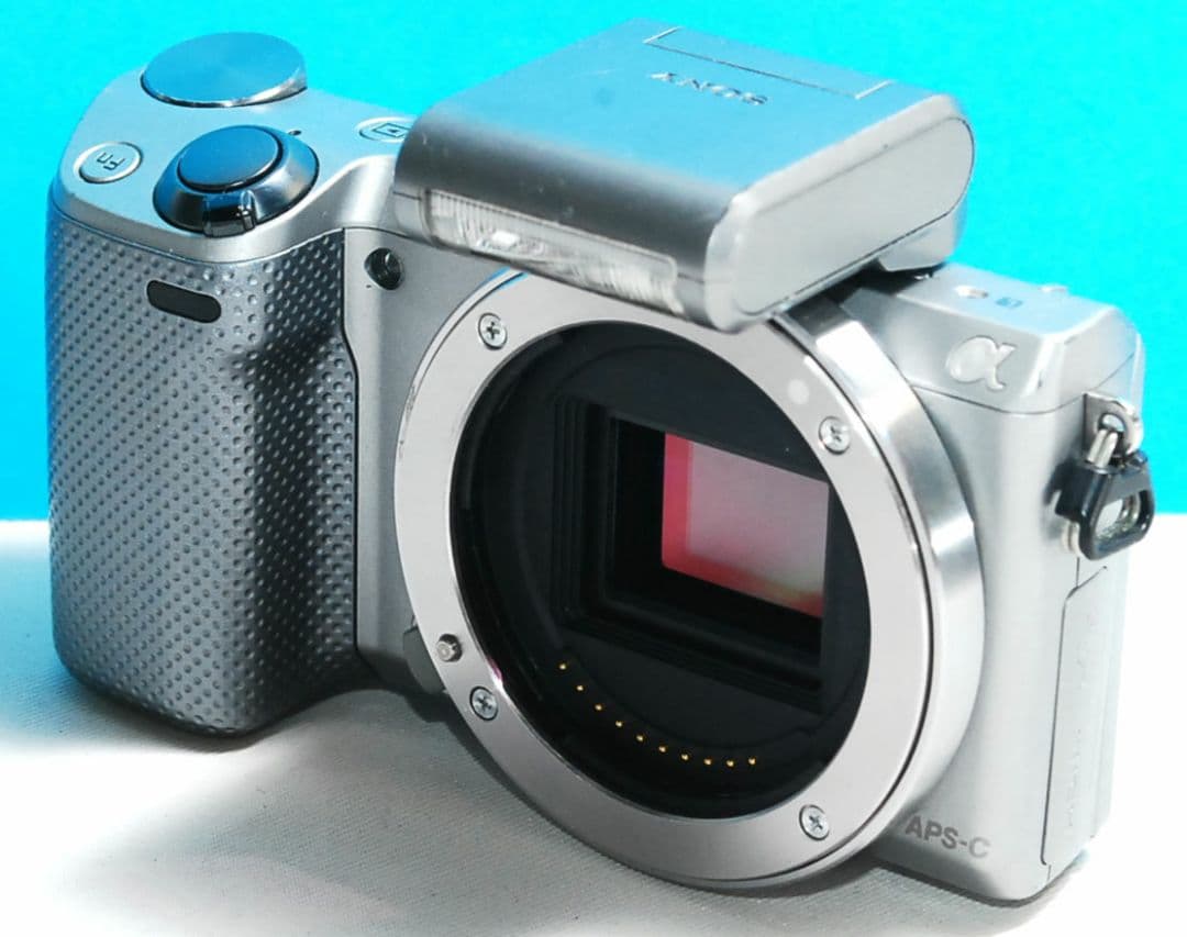SONY NEX 5T シルバー　ボディ　送料無料
