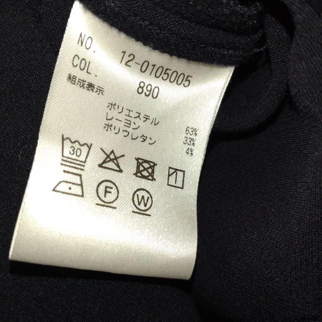 PLST プラステ 高橋志津奈コラボ ダークネイビー 七分ワンピL＆ジャケットS