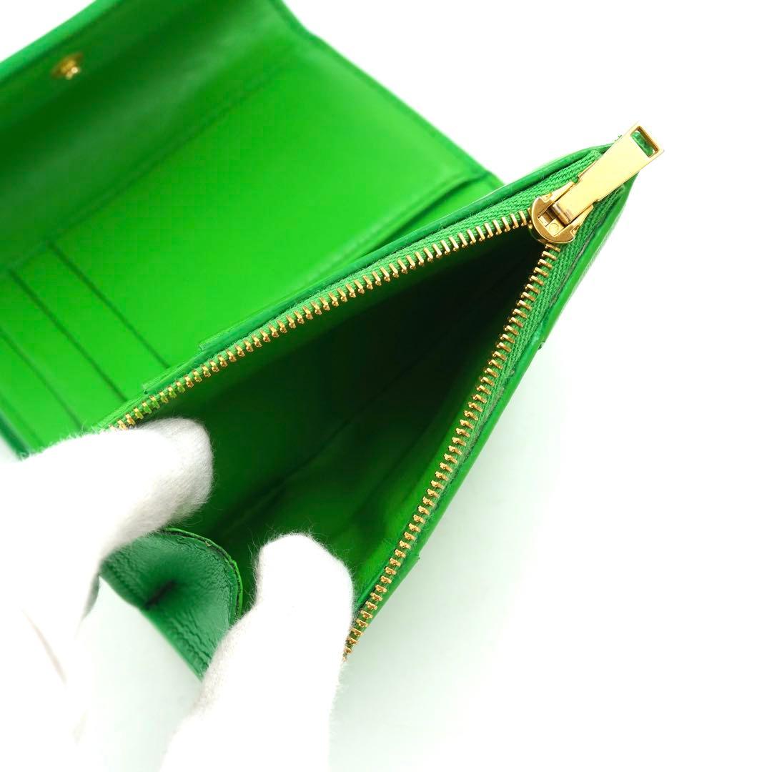 ✨未使用展示品・箱付き✨　bottega ミニ財布　カセット　イントレチャート