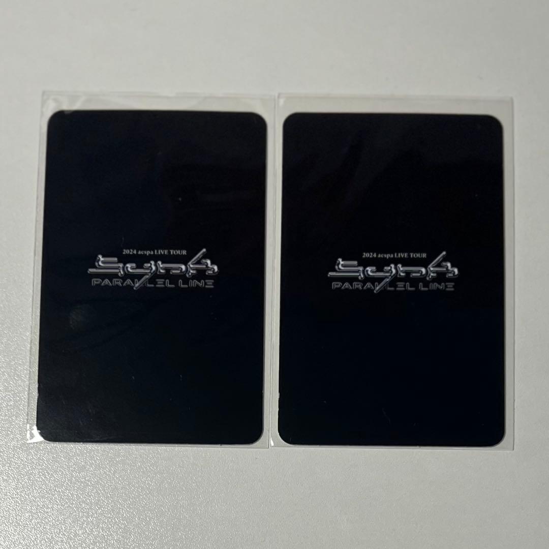 aespa ウィンター SYNK ソウル公演 vip 入場限定 トレカセット