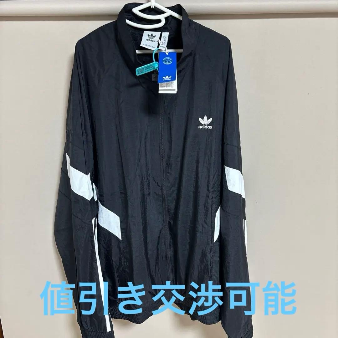 パ*ー様 adidas ブラック ナイロンジャケット 2XL
