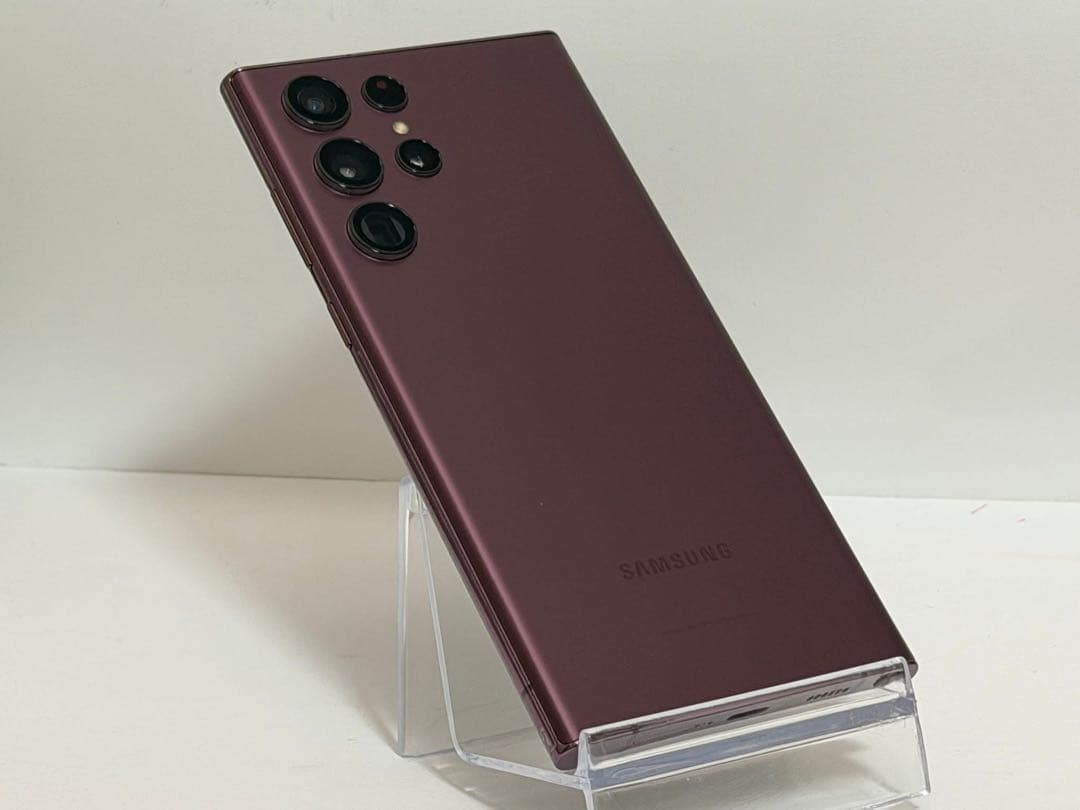 スマートフォン本体 Galaxy S22 Ultra 256 Burgundy SIM Free-