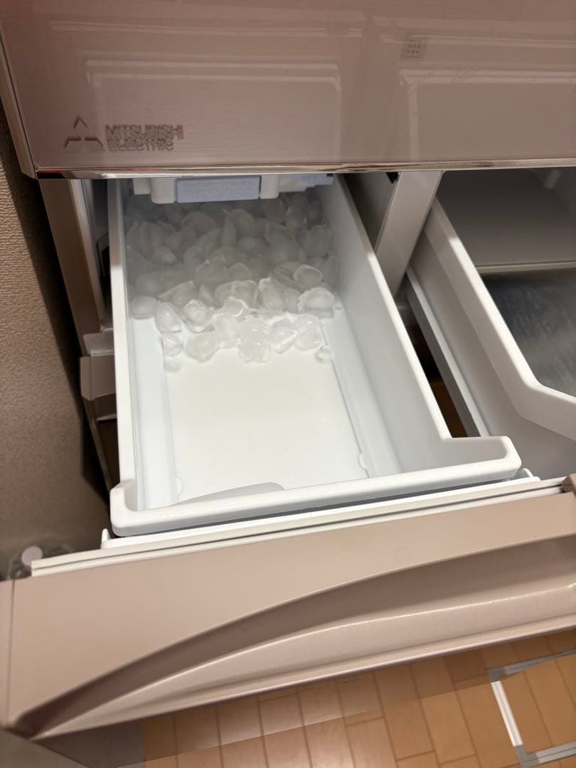送料込 【美品】2023年 三菱冷蔵庫 MR-B46HL-C グレージュ455L