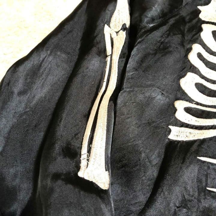 Back Street Crawles スカジャン リバーシブル スカル ボーン