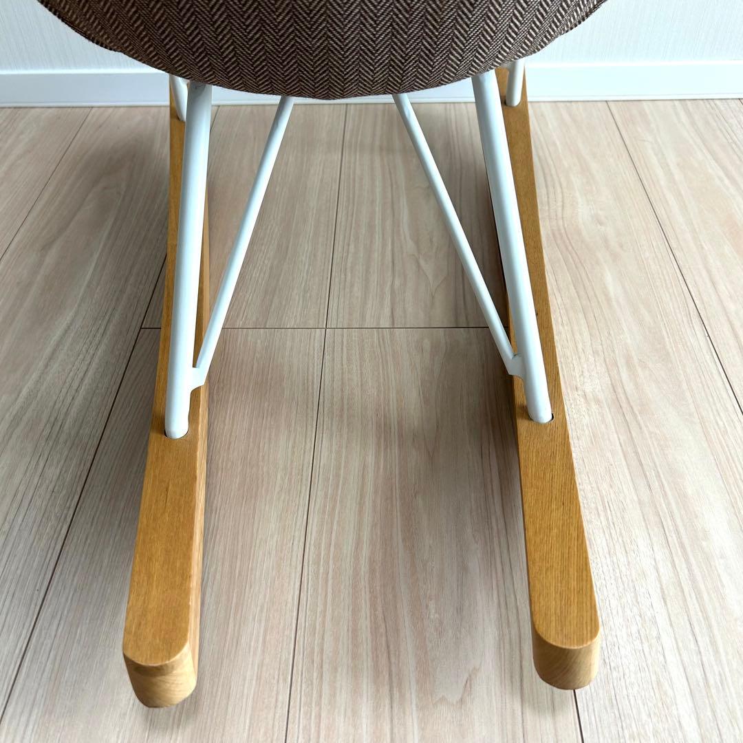 【美品】DULTON ダルトン ロッキングチェア ヘリボーン キャメル