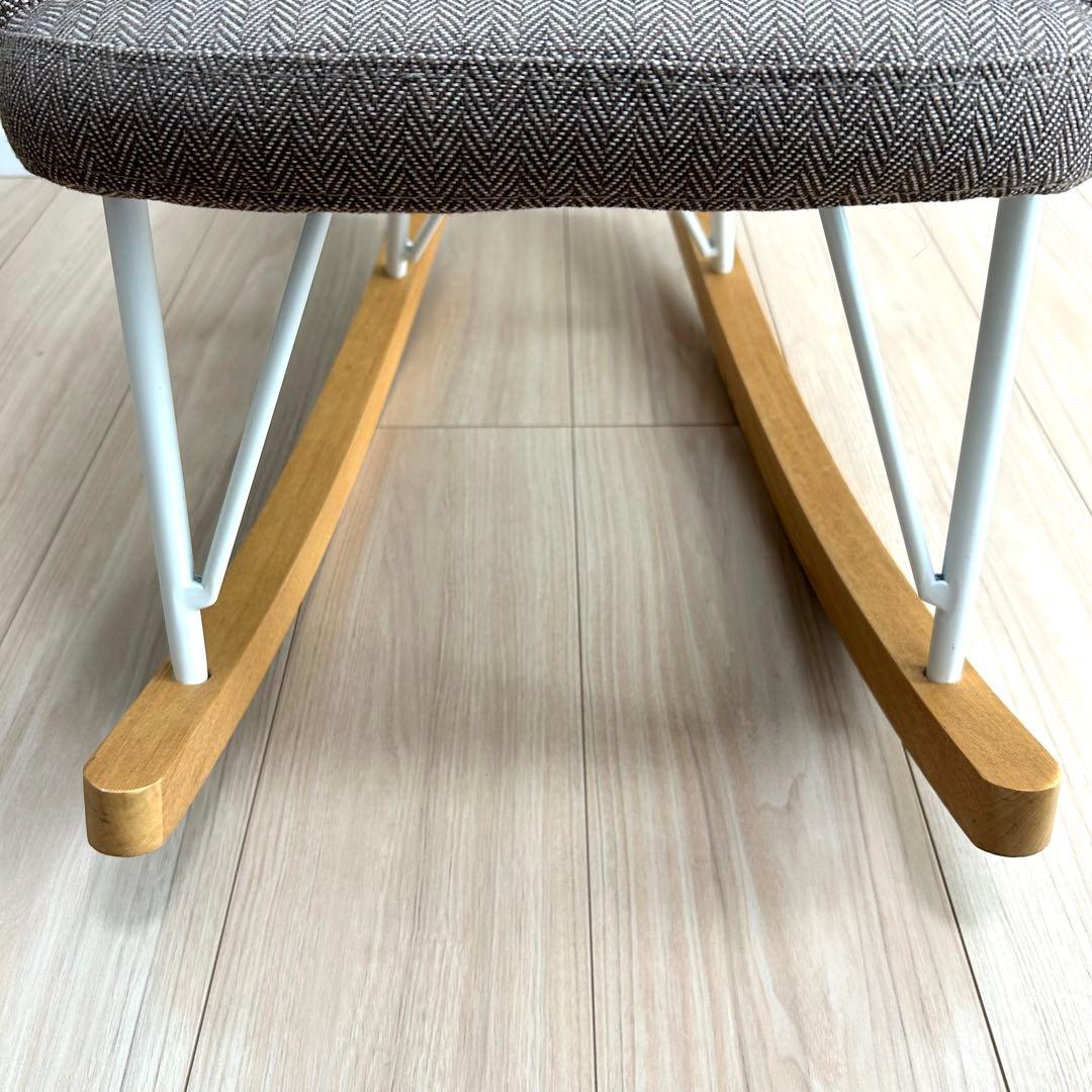 【美品】DULTON ダルトン ロッキングチェア ヘリボーン キャメル