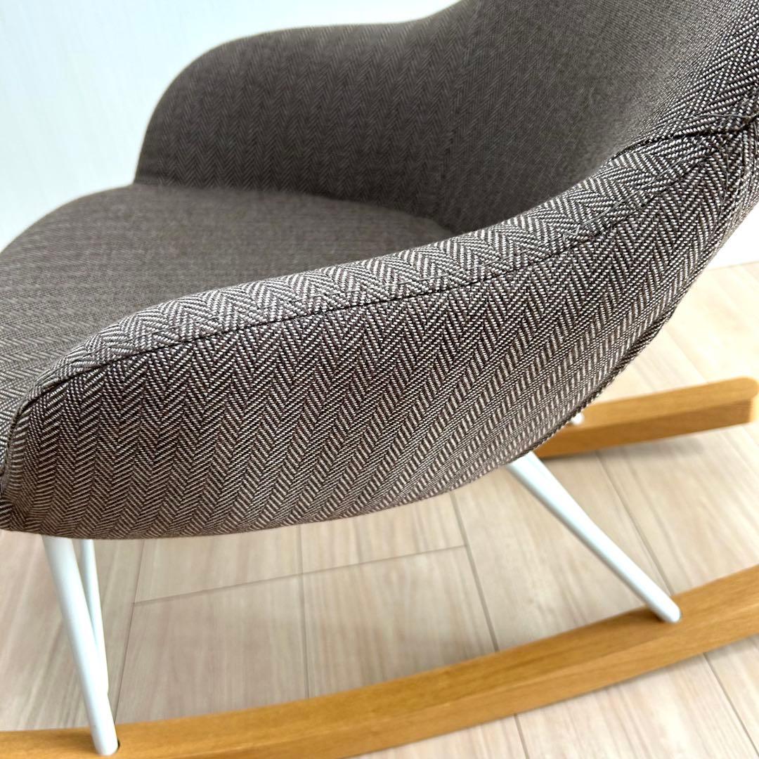 【美品】DULTON ダルトン ロッキングチェア ヘリボーン キャメル