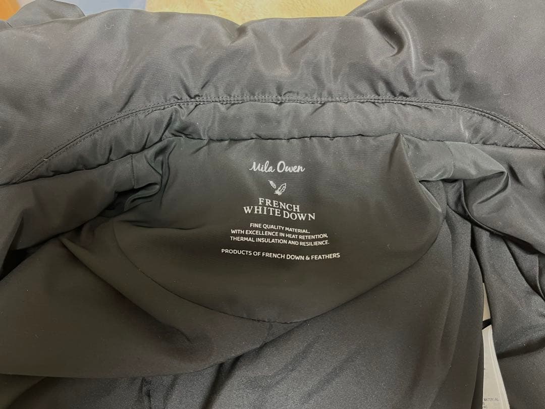 Mila Owen ステンカラーフレンチダウンAラインコート