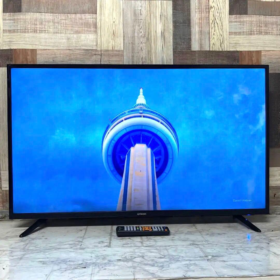 ちゃんまーさん専用直接受渡マクスゼン43型4K液晶テレビ裏番組録画可能