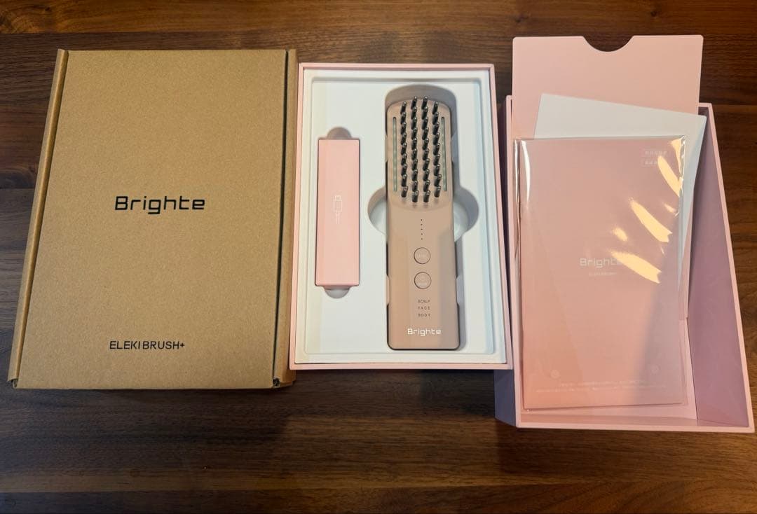 Brighte ELEKII BRUSH+ 美顔器 ピンク