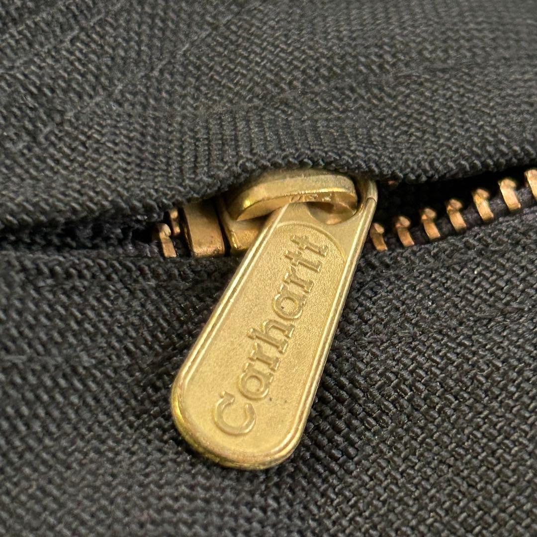 P276【42R】【ダブルニー】カーハート 防寒つなぎ 中綿入り 黒 メキシコ製