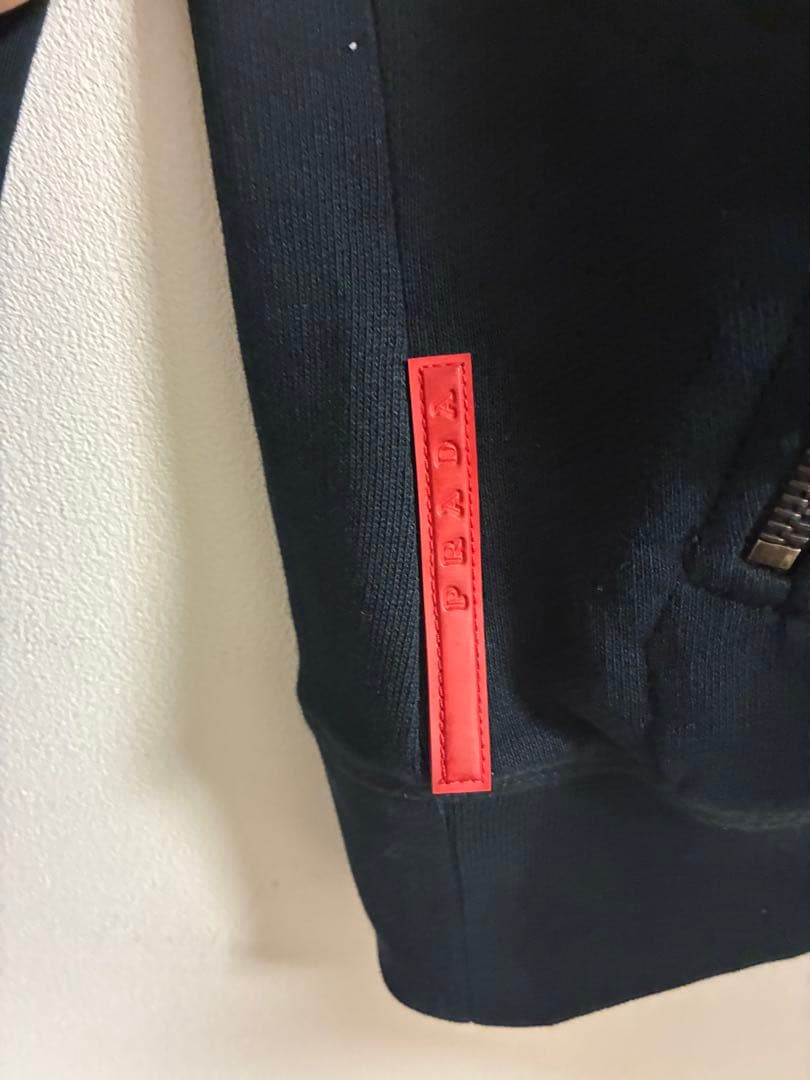PRADA SPORT プラダスポーツ ナイロン切替 ジップパーカー フーディ