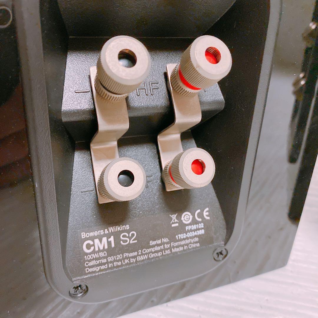 Bowers & Wilkins CM1 S2 ブラック ペアスピーカー B&W