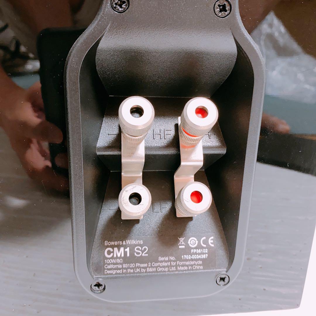 Bowers & Wilkins CM1 S2 ブラック ペアスピーカー B&W