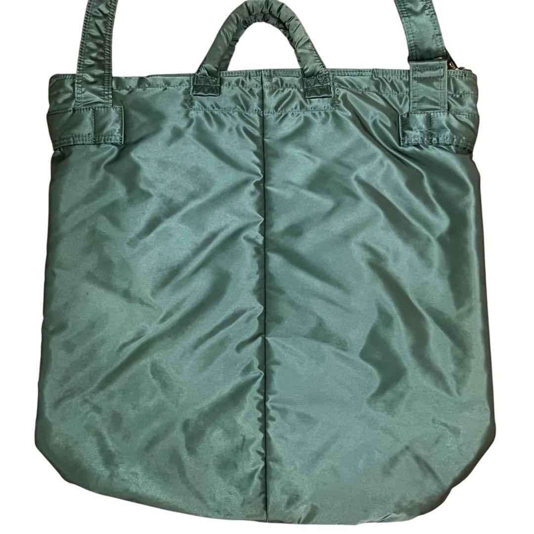PORTER TANKER 2WAY HELMET BAG セージグリーン