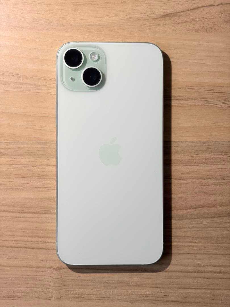⚠️カメラ問題あり iPhone 15 plus 256GB グリーン
