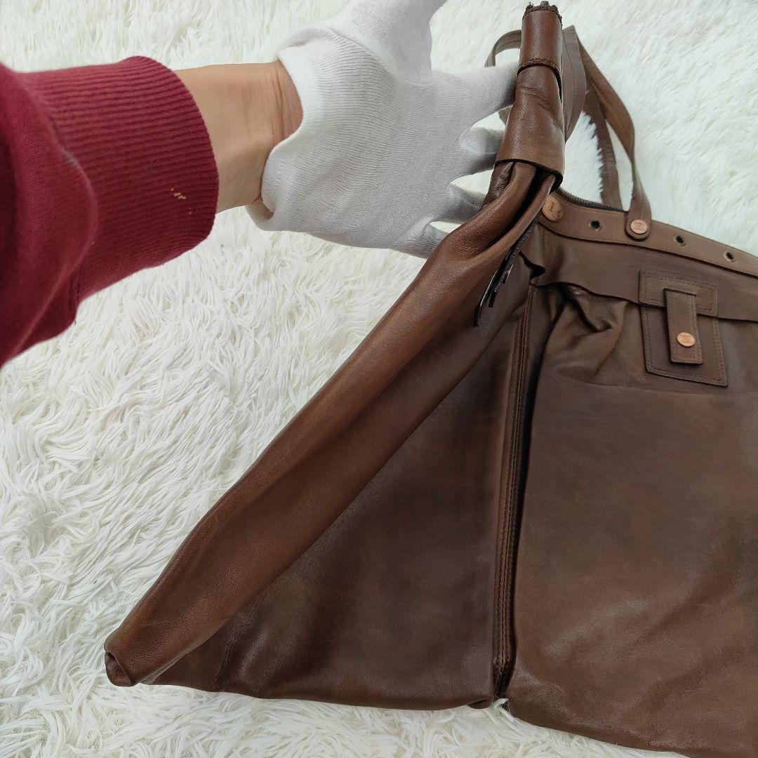 CELINE　トートバッグ　A4収納可能 レザー　トリオンフ