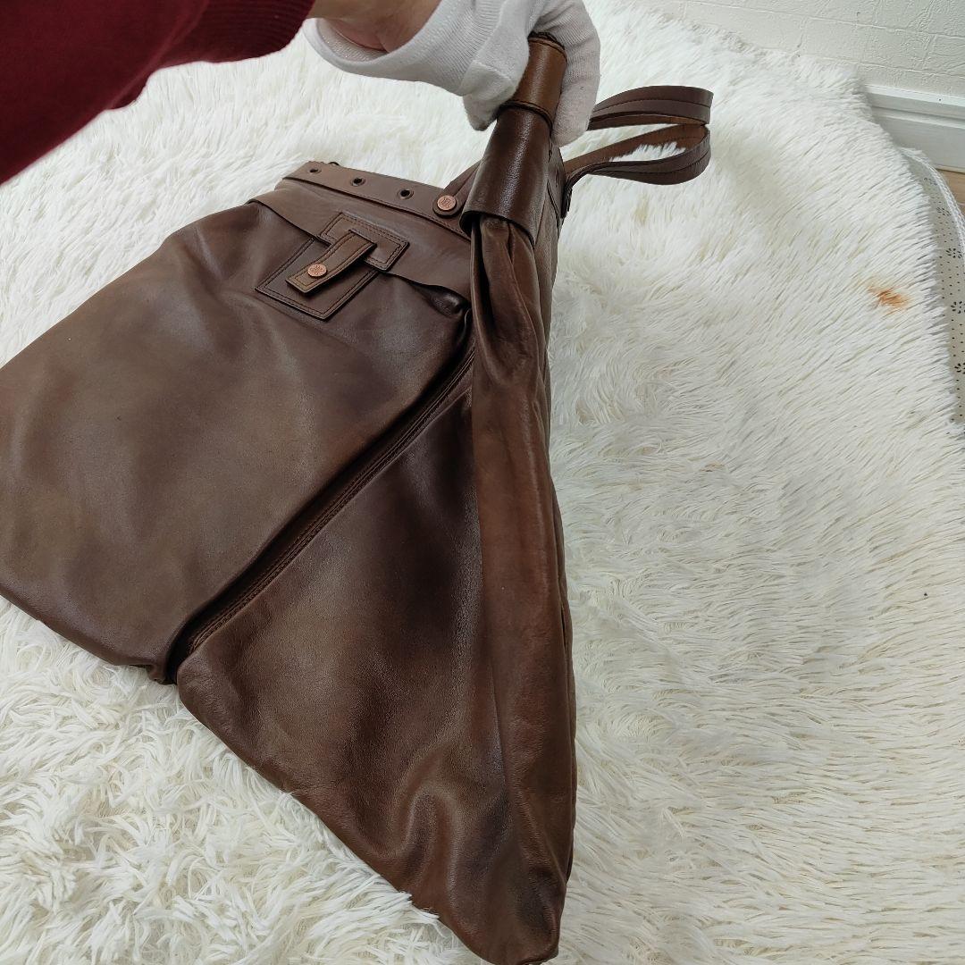 CELINE　トートバッグ　A4収納可能 レザー　トリオンフ