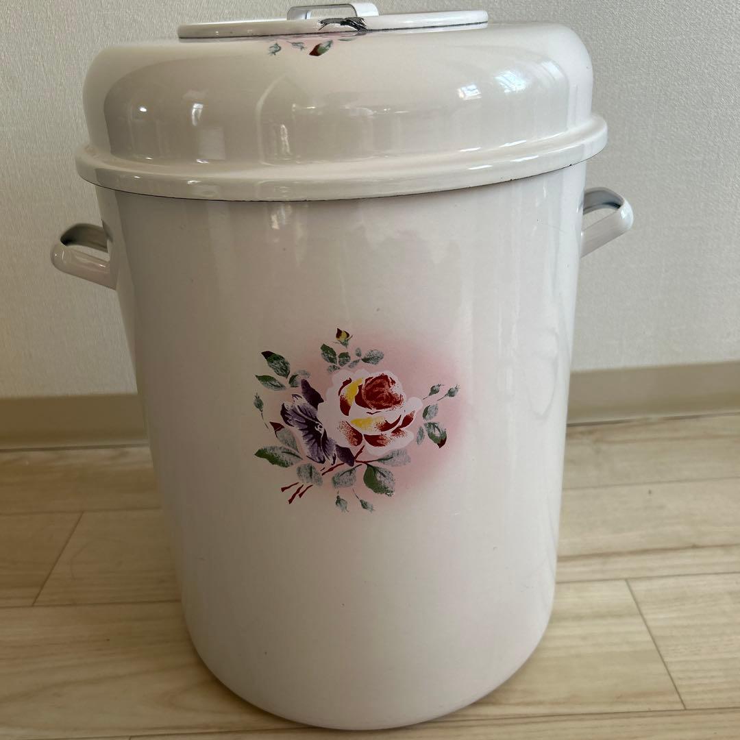 ＊imane＊イマン　特大トラッシュ缶　プリンセスローズ