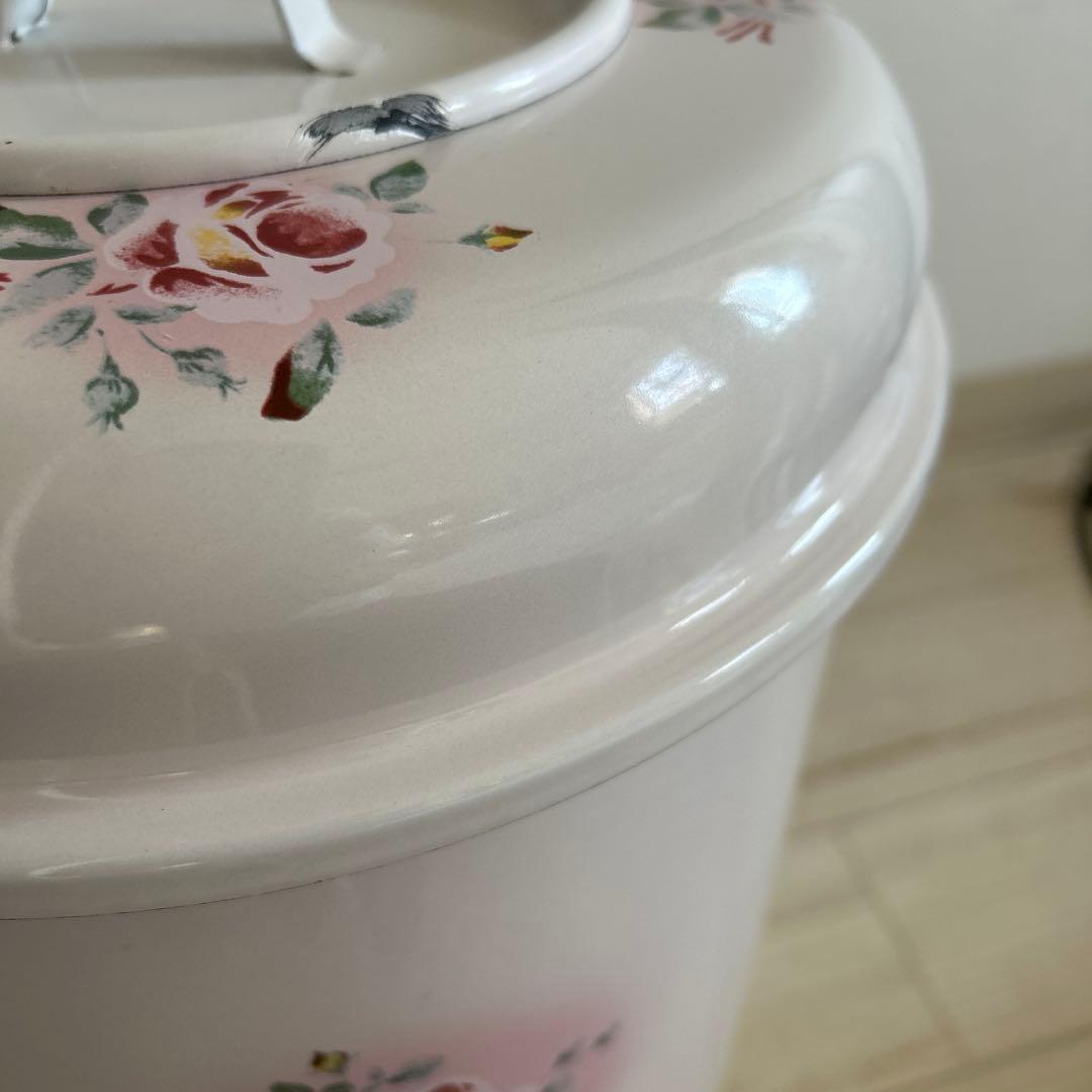 ＊imane＊イマン　特大トラッシュ缶　プリンセスローズ