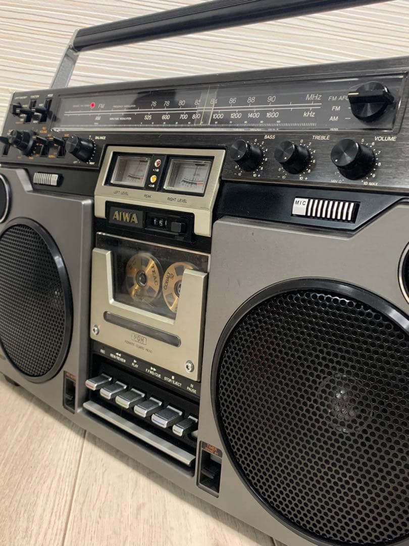 美品AIWAラジカセ TPR-820昭和レトロラジカセ動作品レアメンテナンス済み