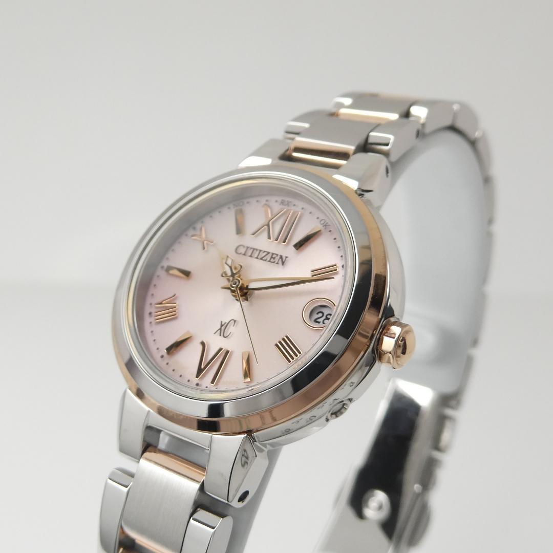 ✴未使用稼働品 シチズン xC 電波ソーラー ミニソル エコドライブ 18.5㎝