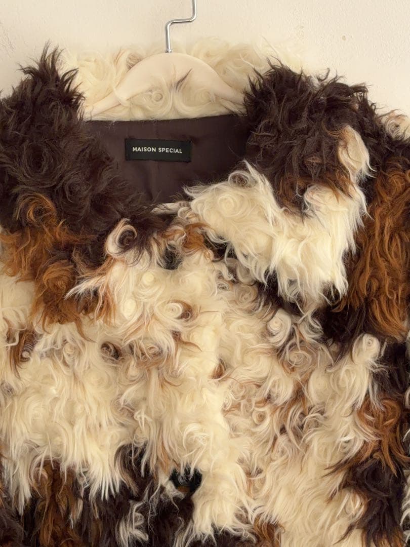 ジャケット・アウター MAISONSPECIAL - Curl Faux Fur Coat