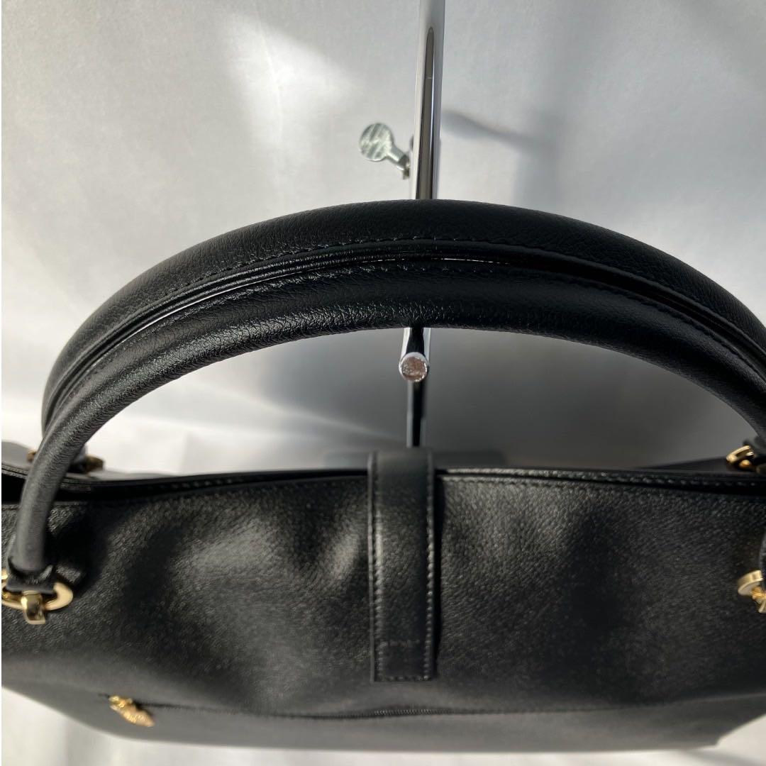 新品未使用　濱野皮革工藝　HAMANO グレースディライトトート　黒　高市総理