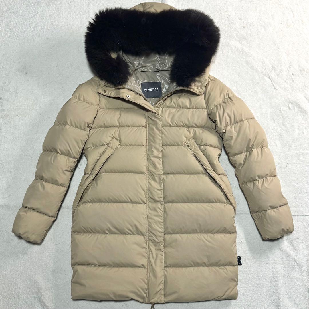 未使用級 デュベティカ ドンナ ダウン ユナイテッドアローズ別注 M ベージュ