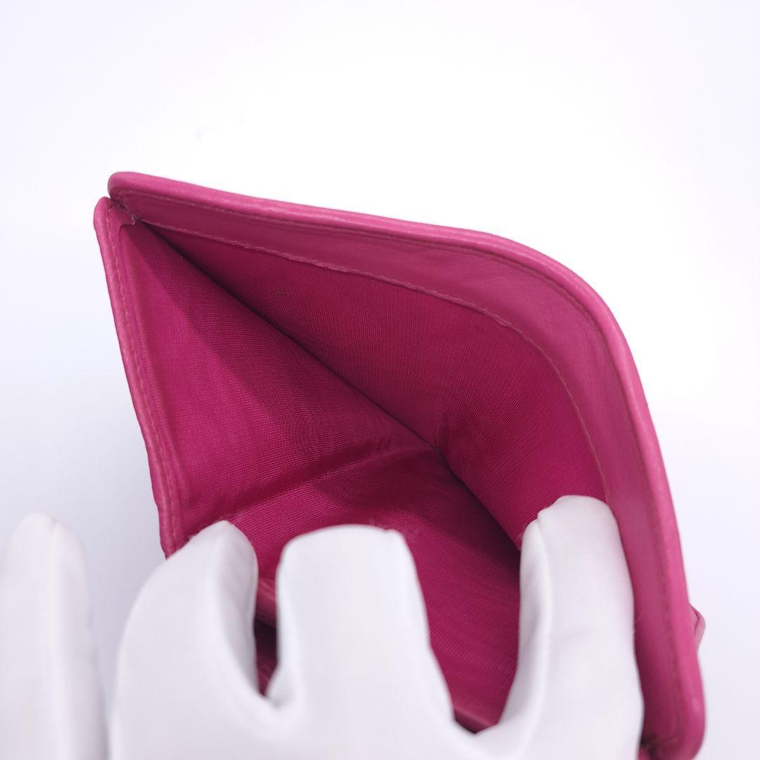 MIU MIU ミュウミュウ マテラッセ 二つ折 財布 ピンク