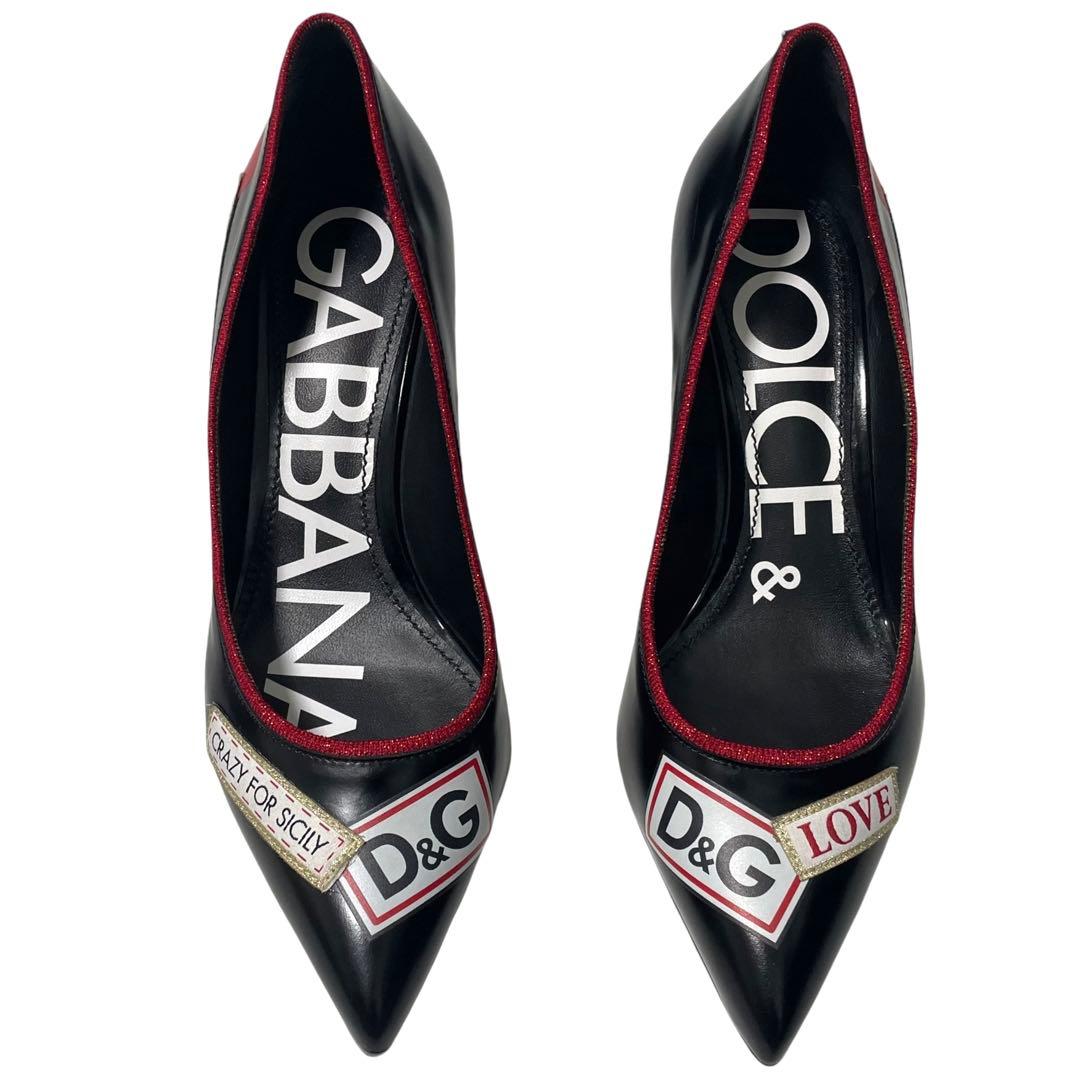 希少 ドルチェアンドガッバーナ L'AMORE e BELLEZZA パンプス