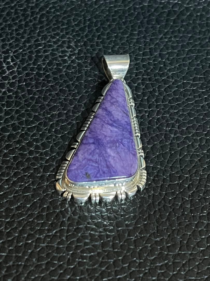 ナバホ アメジスト 925 Tim Yazzie 作 ビックサイズ