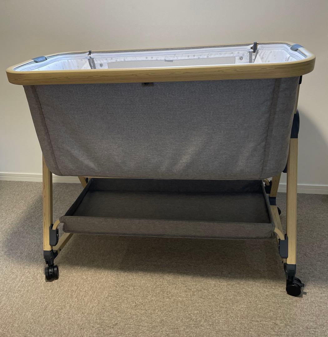ベビーベッド　HZDMJグレー