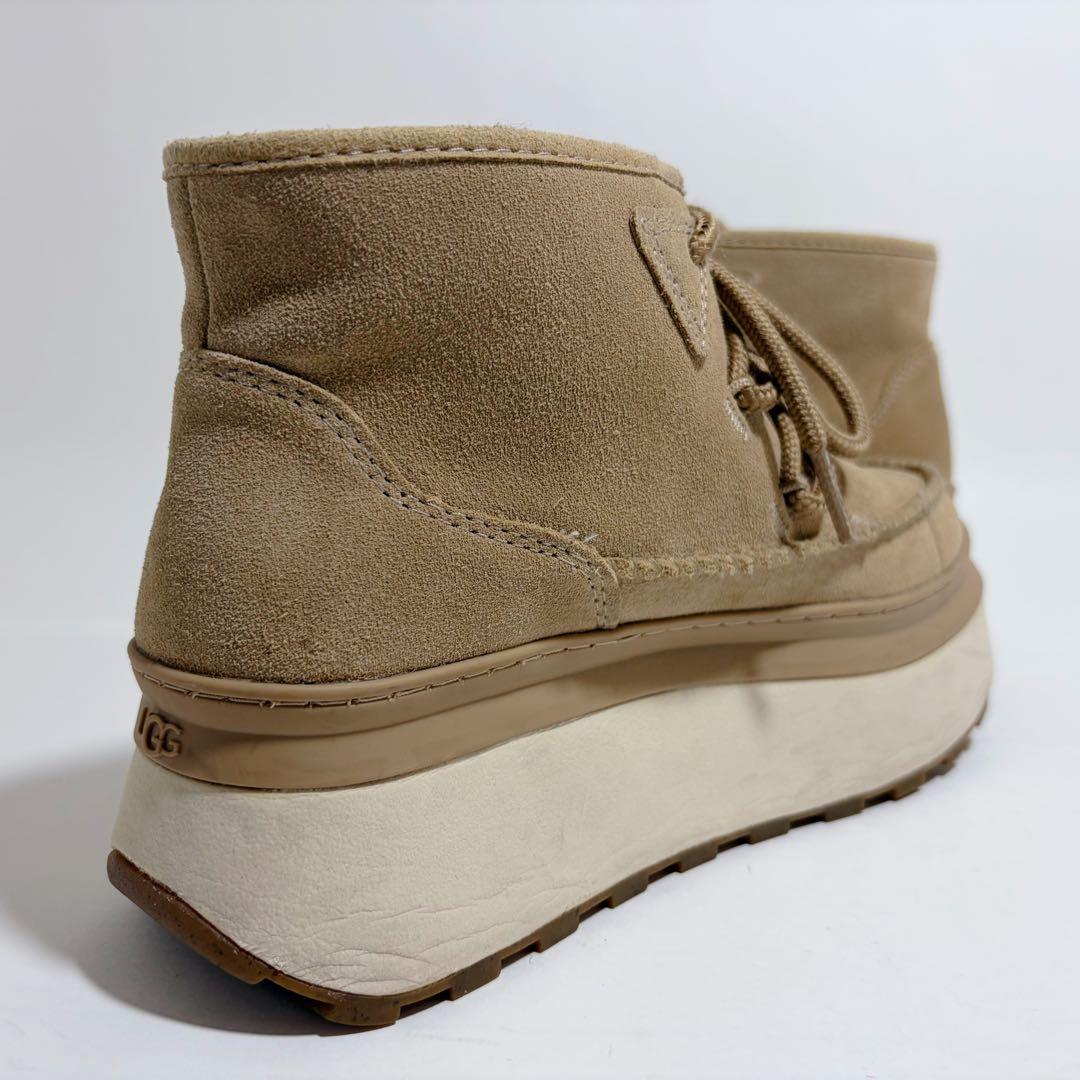 極美品☆UGG アグ マリン ブーティ 厚底 スニーカー スエード 23.5cm