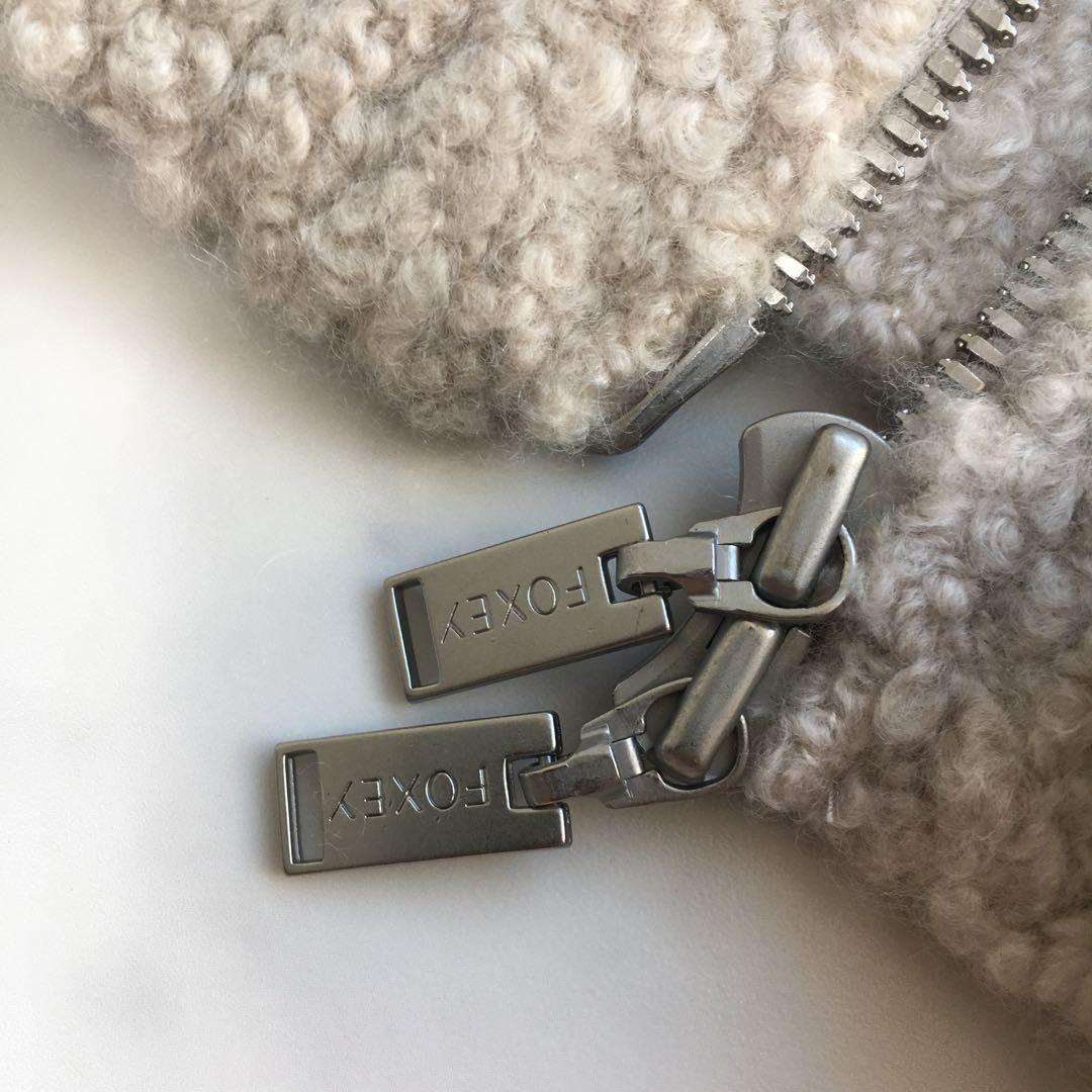 美品　定価45万円　FOXEY フォクシー　カシミヤ　ファー　カーディガン　40