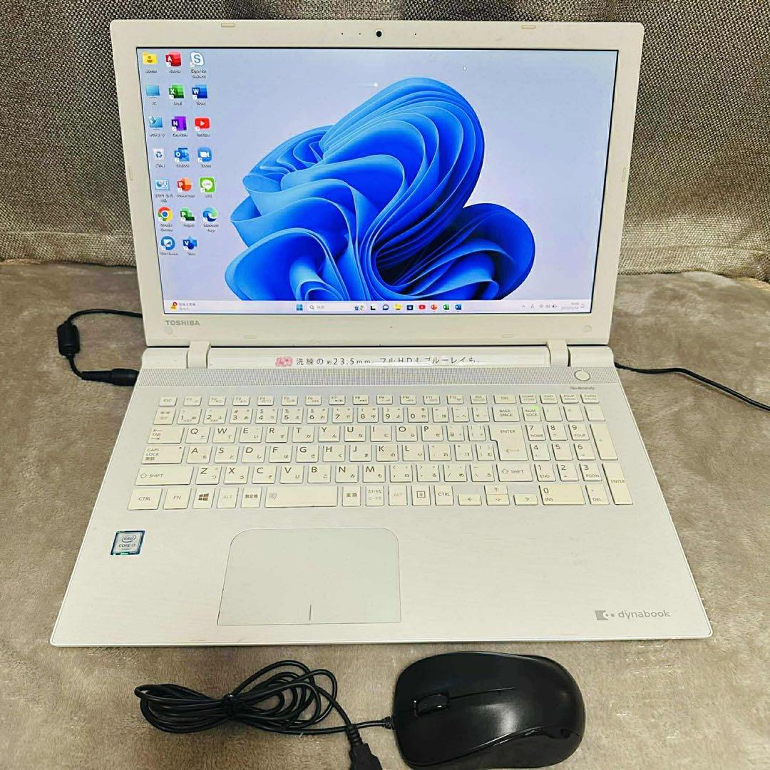 S196 TOSHIBAノートパソコン WEBカメラSSD高速Windows11