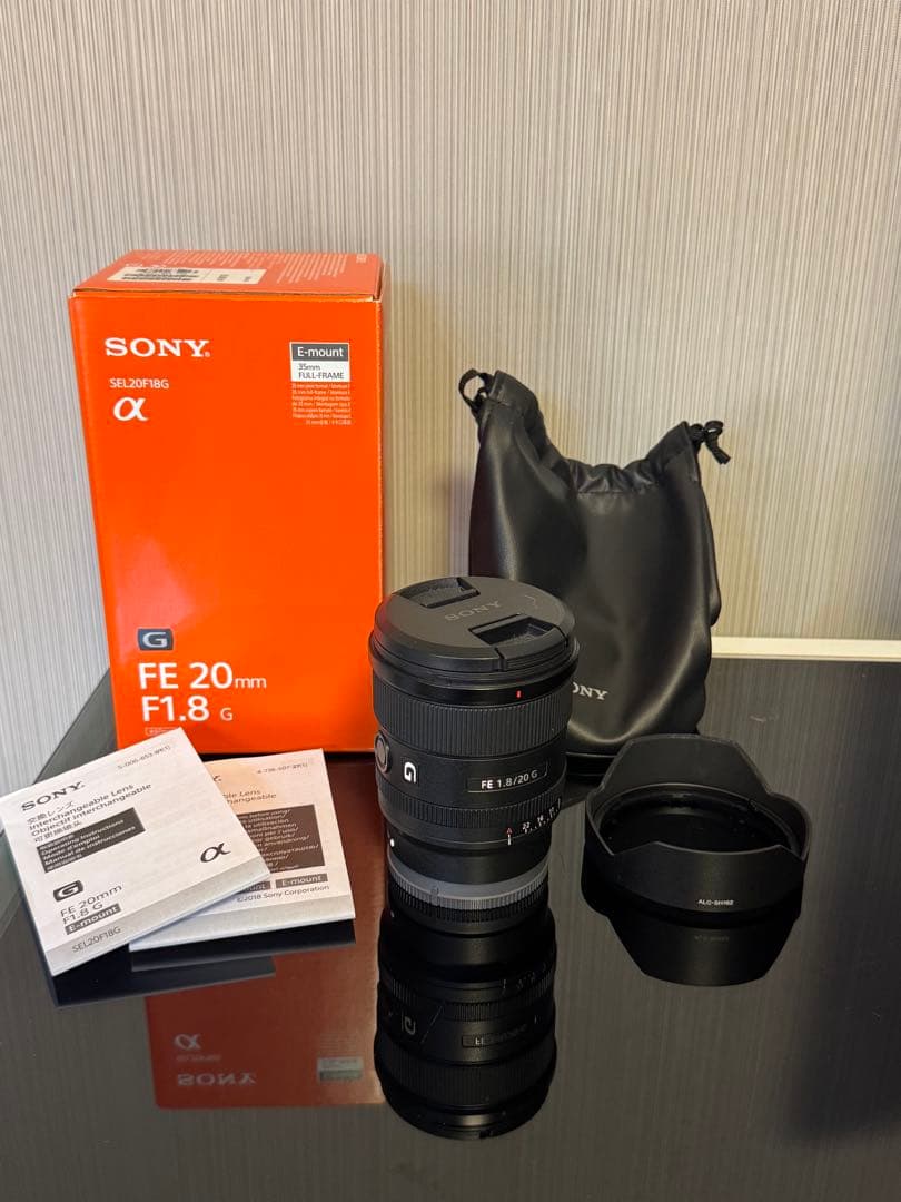 【ほぼ新品】SONY FE 20mm F1.8 G レンズ