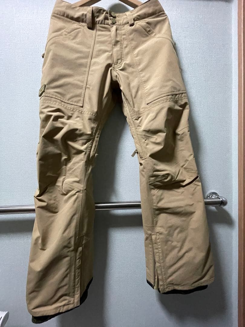 BURTON GORE-TEX スノーボードパンツ M ベージュ