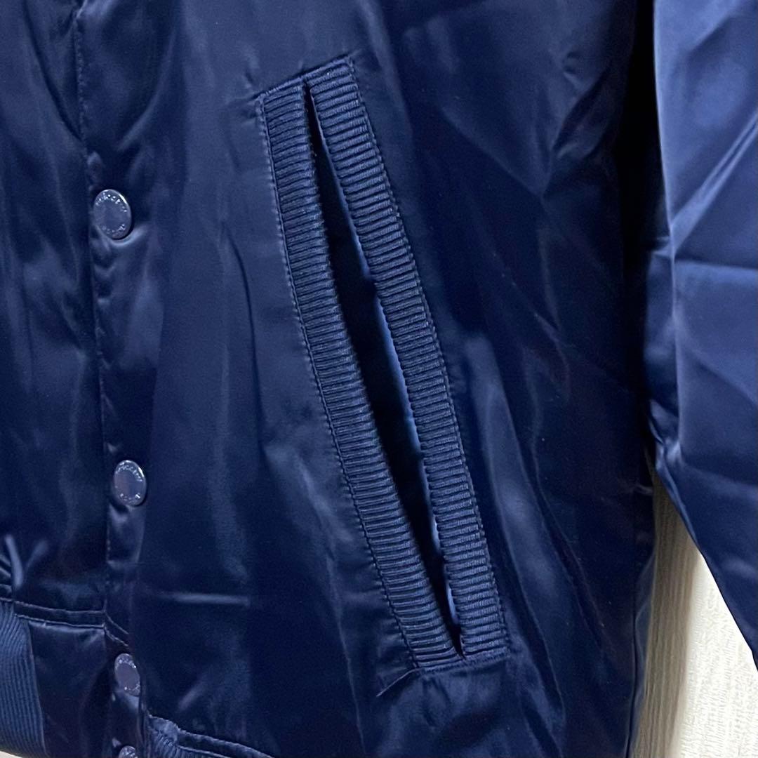 【超希少‼️】美品 adidas ボンバージャケット スカジャン M 紺 古着