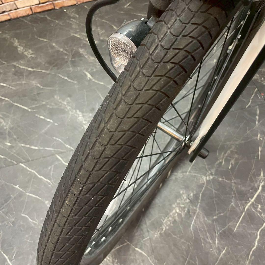 【65】子供用自転車 子供車TWIN GATE ホワイト 24インチ