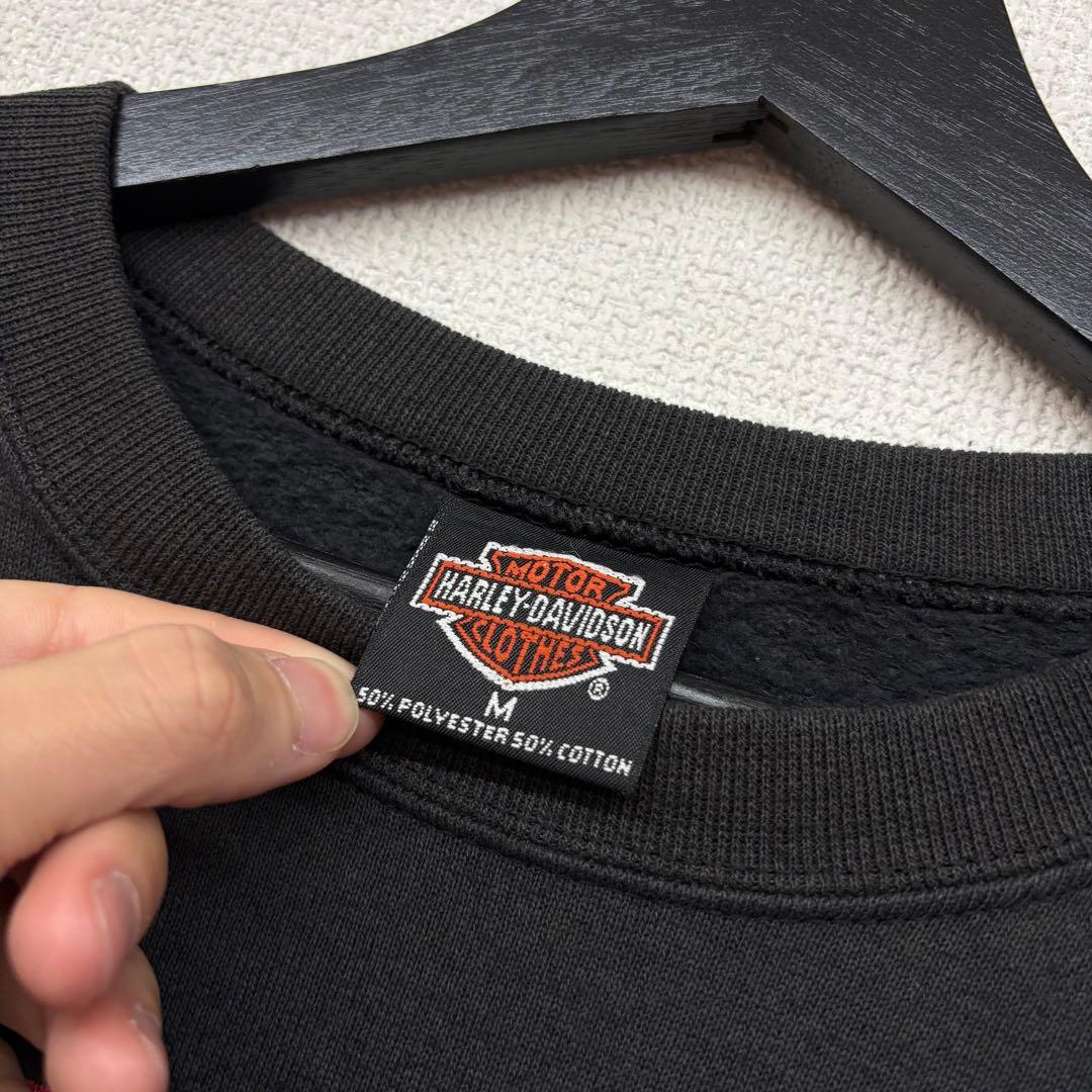 90s HARLEYDAVIDSON ハーレーダビッドソン フレイム スウェット