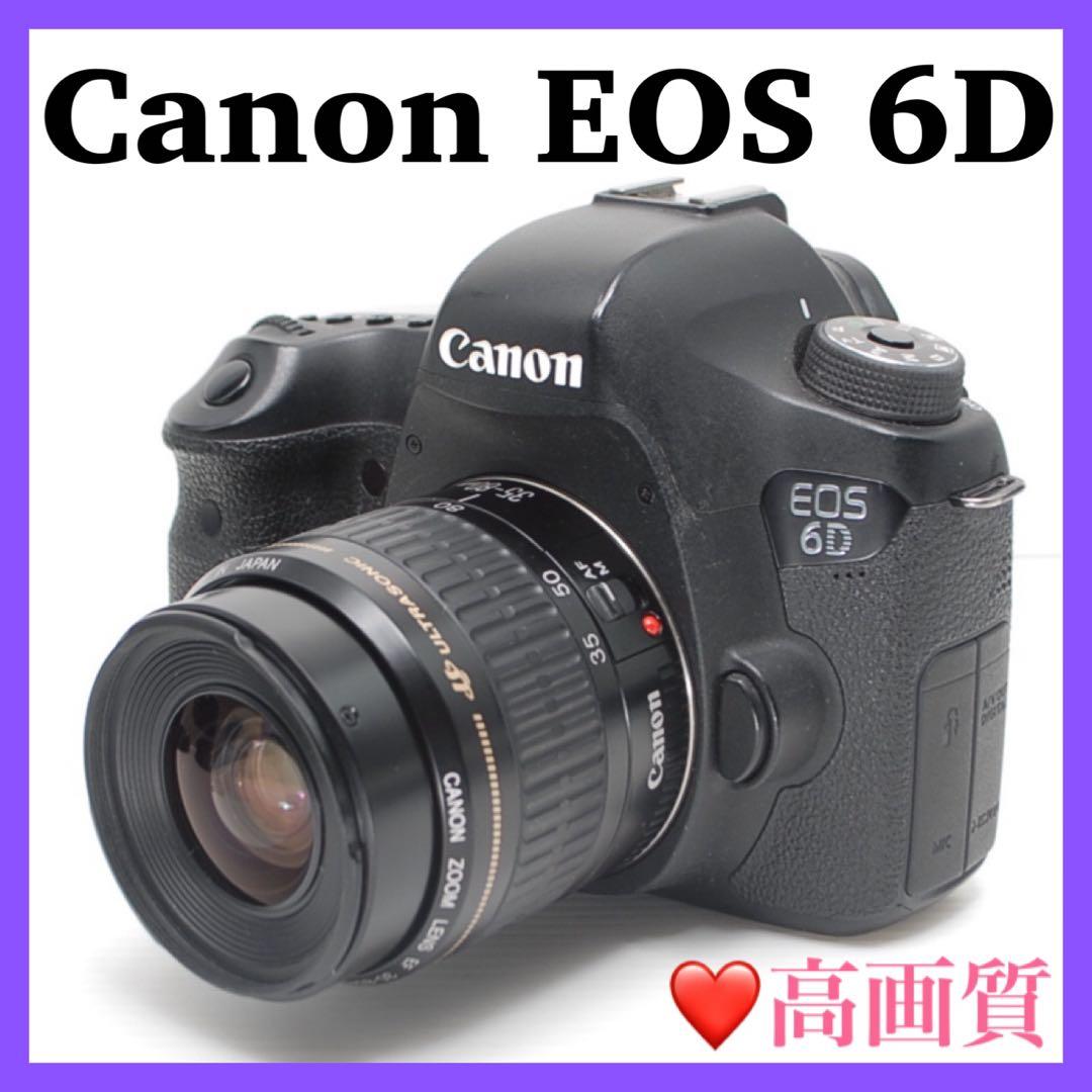 ❤️Canon EOS 6D❤️軽量モデル 中級者向け一眼レフ Wi-Fi内蔵