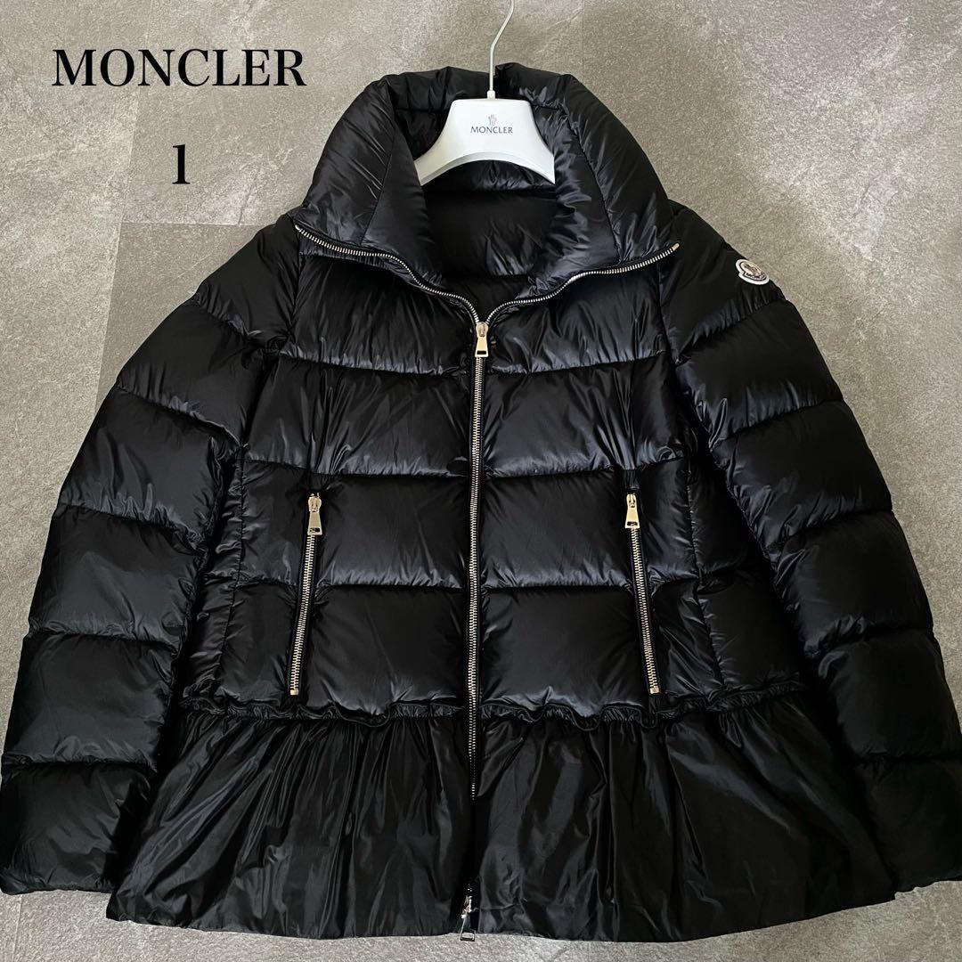 モンクレール　ANET ゴールドジップ　ダウンジャケット　レディース黒　1