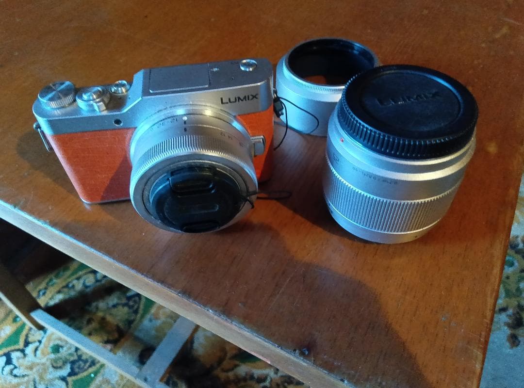 動画制作に！　LUMIX ミラーレス一眼カメラ DC-GF9W-D　オレンジ